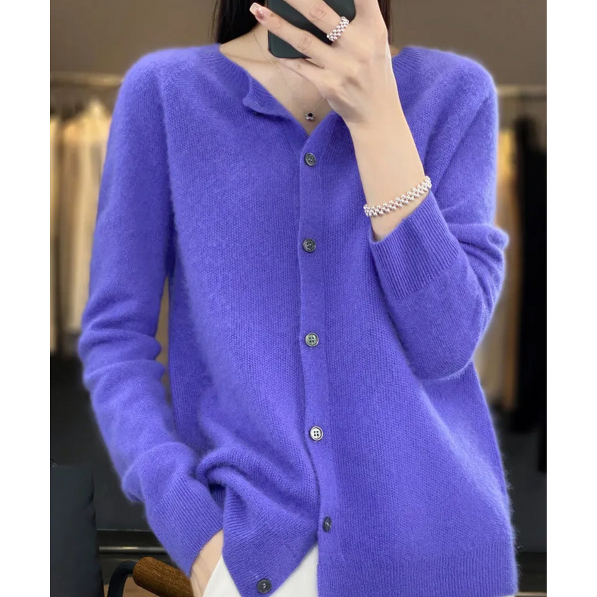 Harriet | Button-Up Knit Cardigan