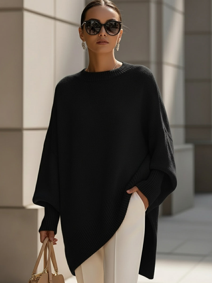 Sadie | Merino Wool Asymmetric Jumper