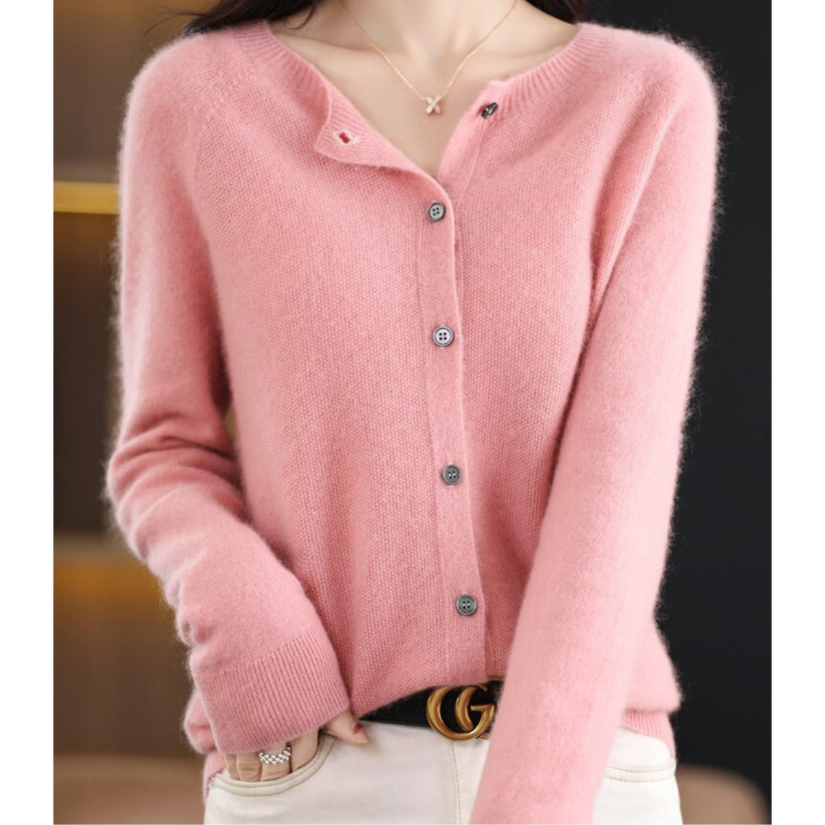 Harriet | Button-Up Knit Cardigan