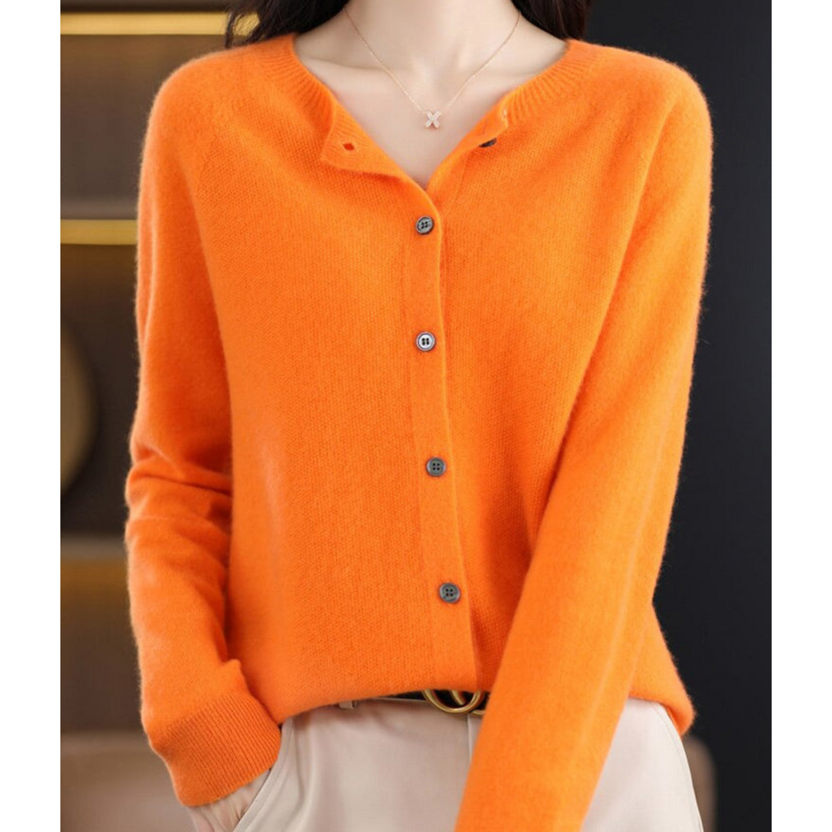 Jean | Soft Knit Button Cardigan