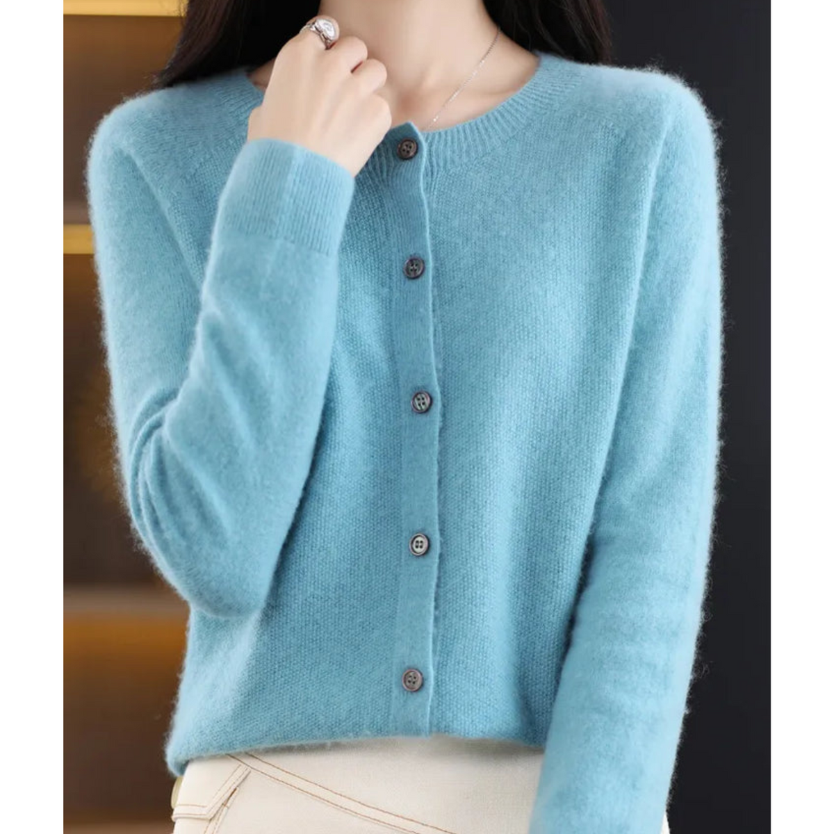Jean | Soft Knit Button Cardigan