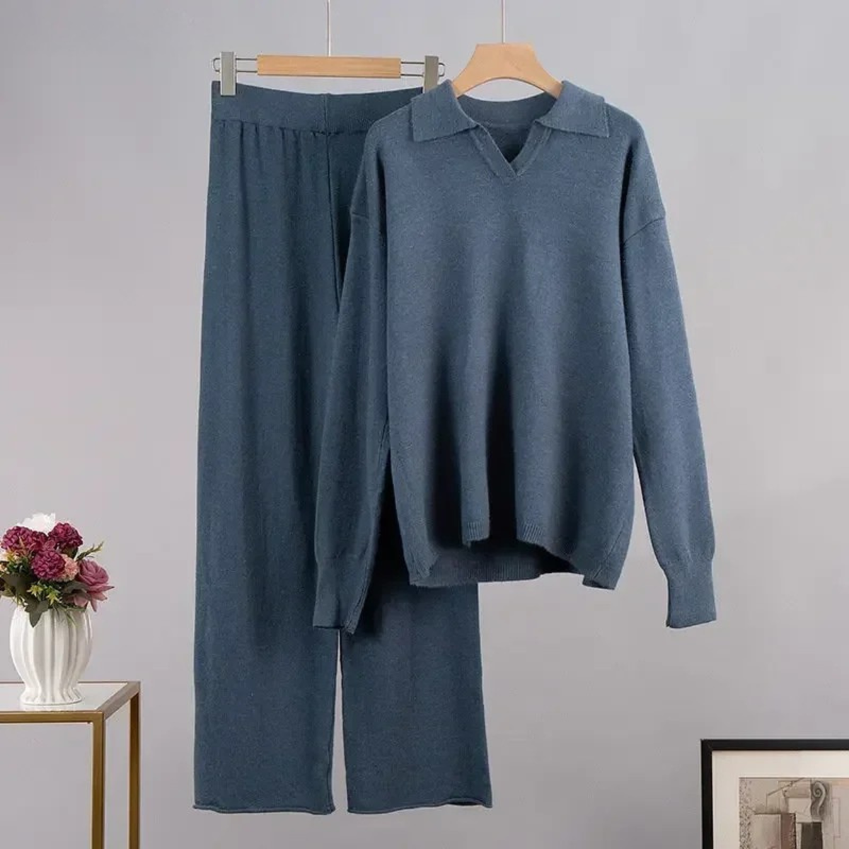 Marina | Polo Collar Knit Co-ord Set