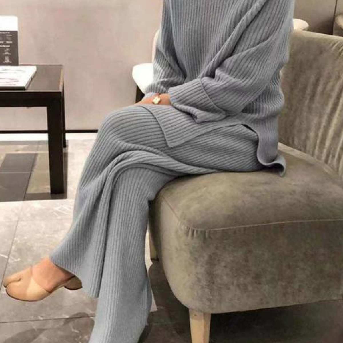 Georgina | Ribbed Jumper and Trouser Set