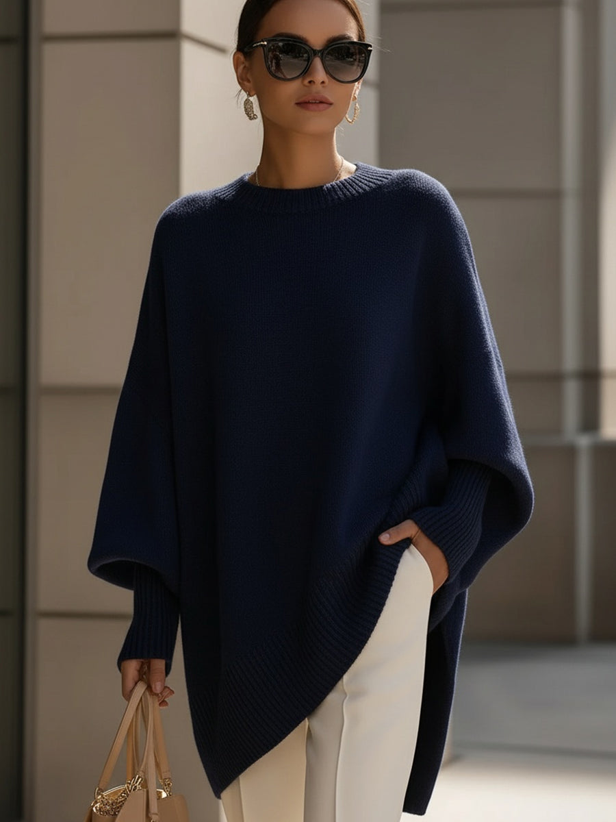 Sadie | Merino Wool Asymmetric Jumper