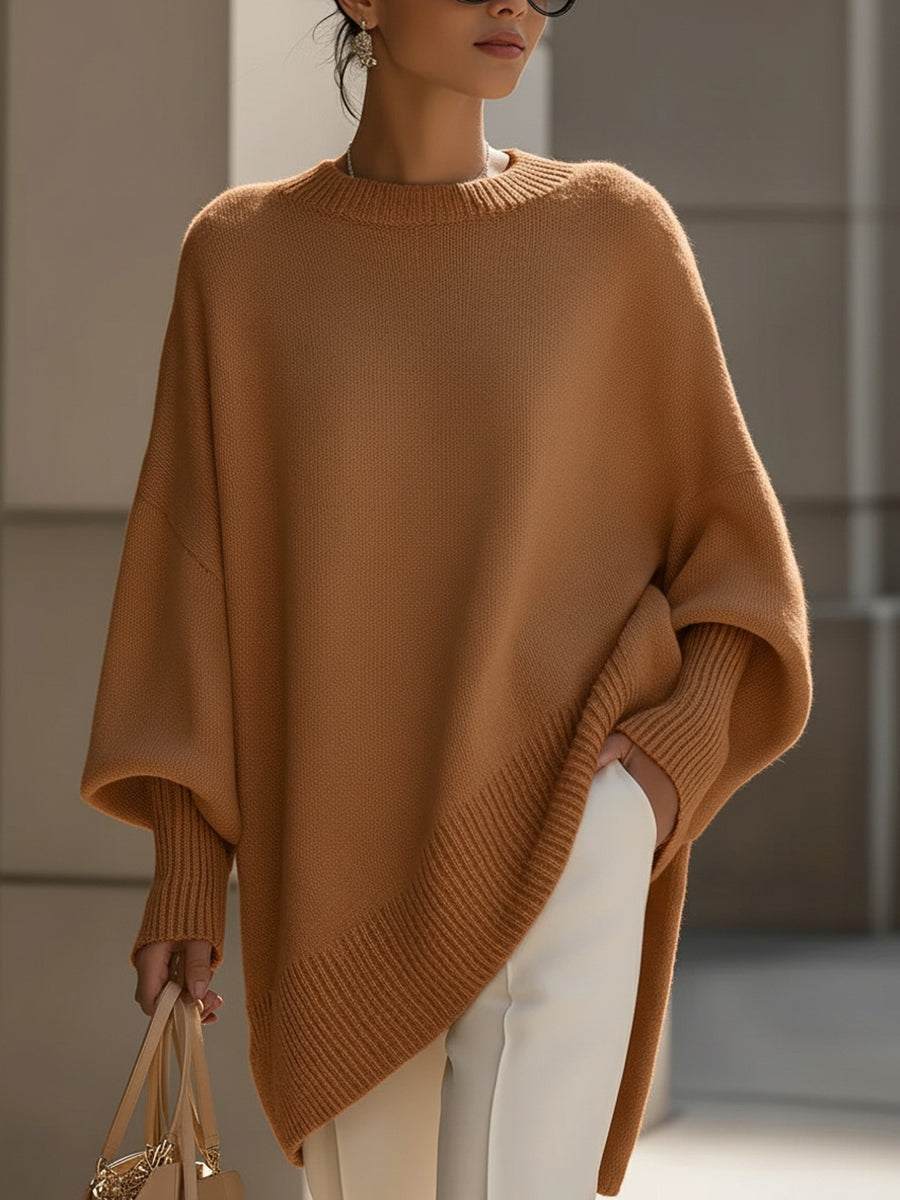 Sadie | Merino Wool Asymmetric Jumper