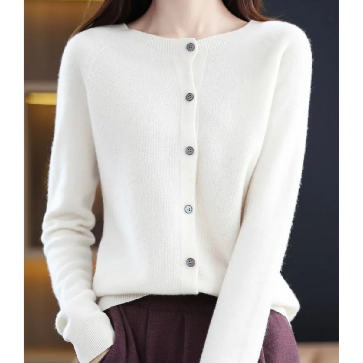 Jean | Soft Knit Button Cardigan