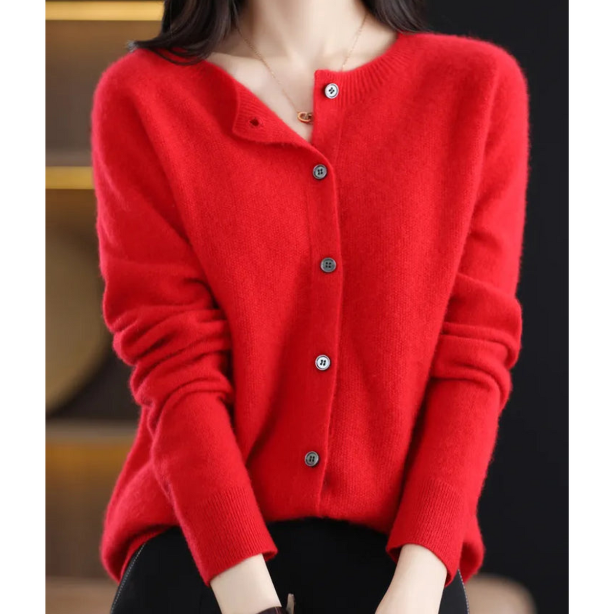 Jean | Soft Knit Button Cardigan