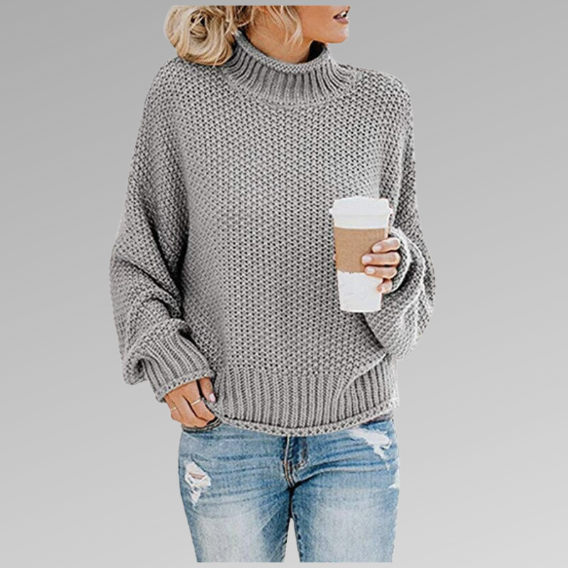 Ella | Chunky Knit Roll Neck Jumper