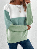Verity | Colour Block Ribbed Jumper