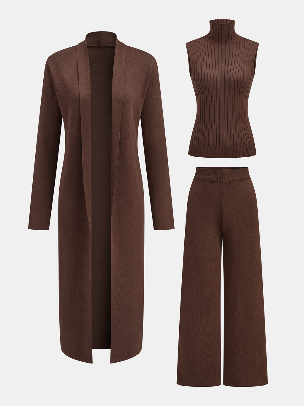 Louisa | Three-Piece Knit Lounge Set