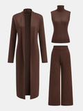 Louisa | Three-Piece Knit Lounge Set
