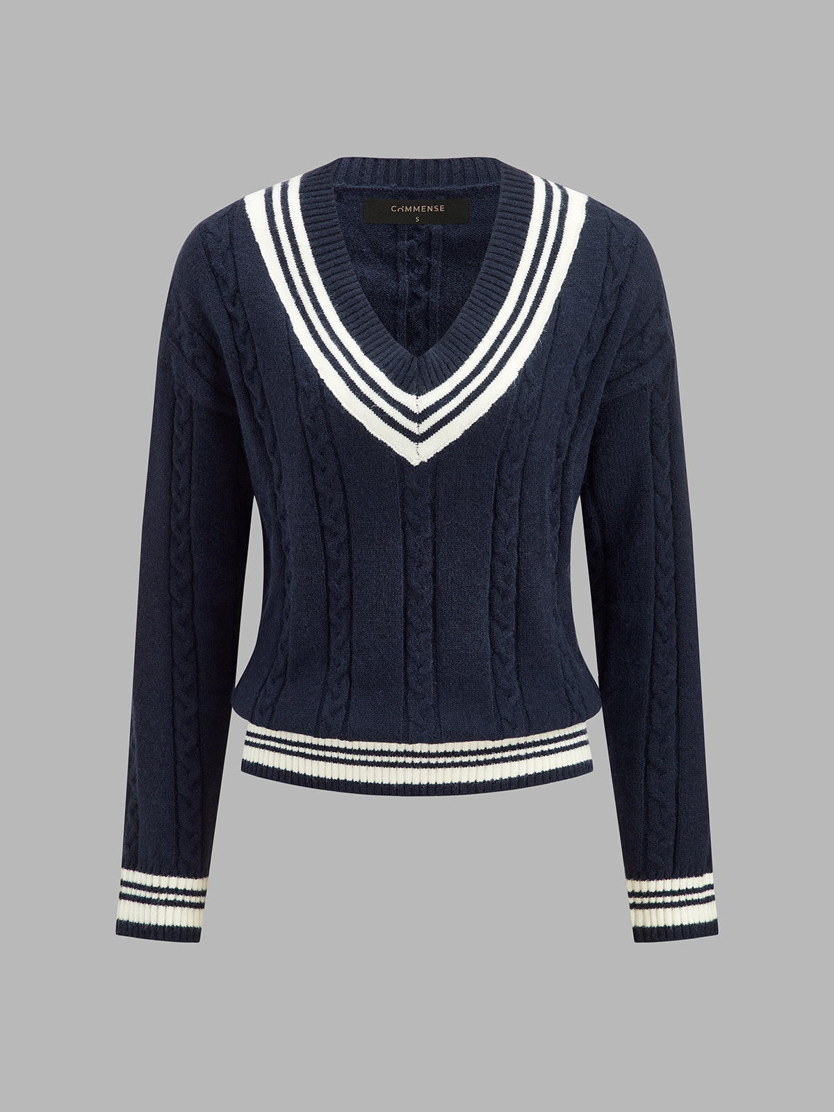 Phoebe | Wool Mix Cable Knit Cricket Jumper
