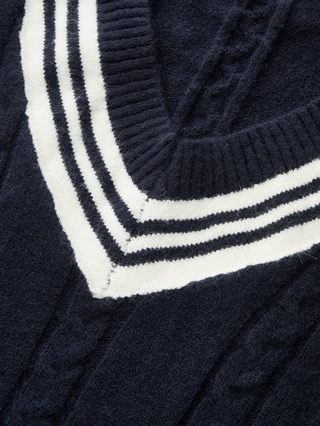 Phoebe | Wool Mix Cable Knit Cricket Jumper