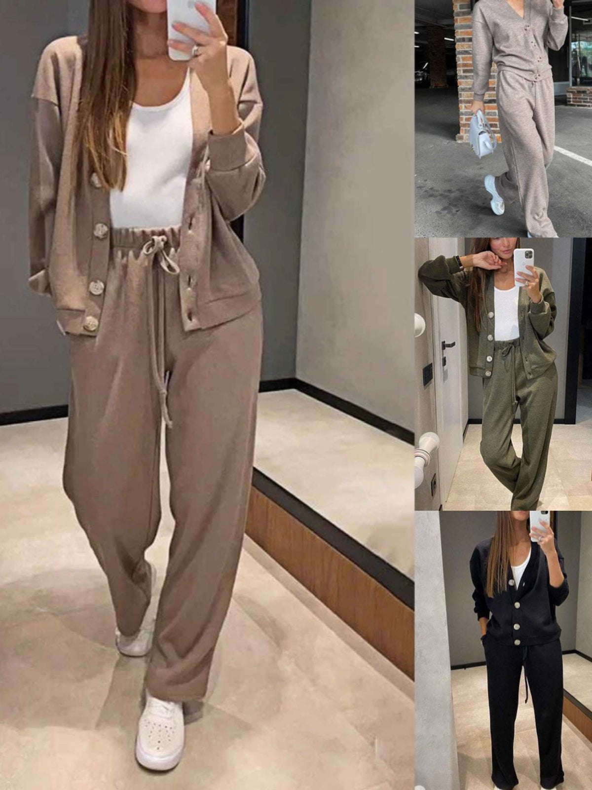 Margaret | Knit Cardigan and Trouser Co-ord