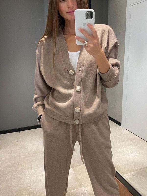 Margaret | Knit Cardigan and Trouser Co-ord