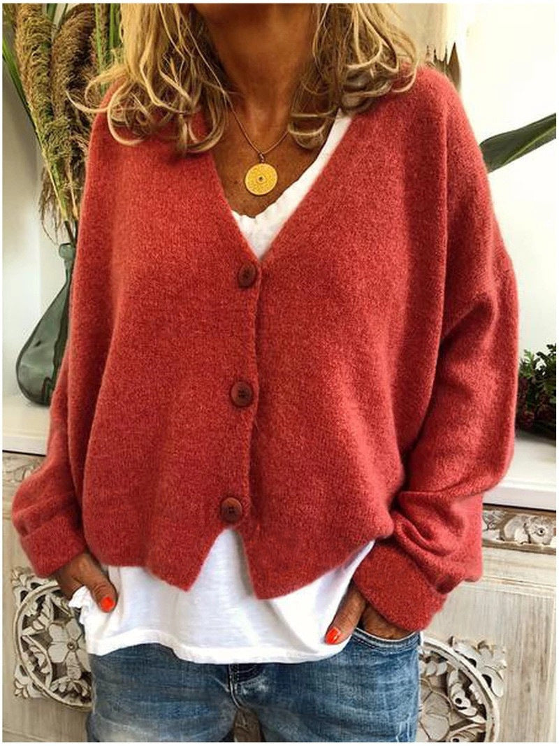 Henrietta | Relaxed V-Neck Cardigan