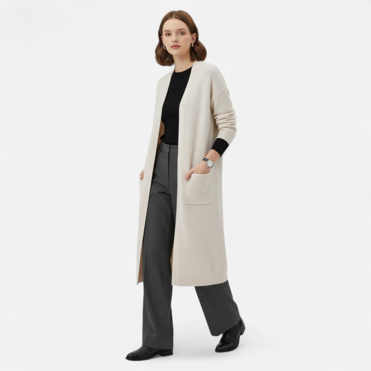 Laurel | Longline Pocket Cardigan