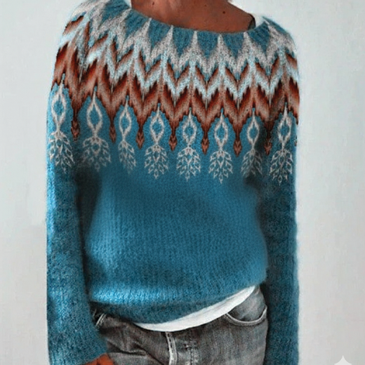 Edith | Forest Motif Knit Jumper