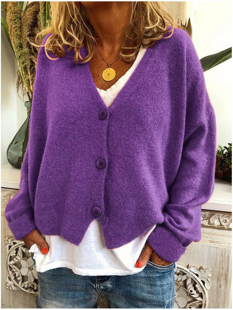 Henrietta | Relaxed V-Neck Cardigan