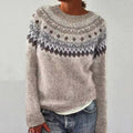 Elise | Fair Isle Crew Neck Jumper