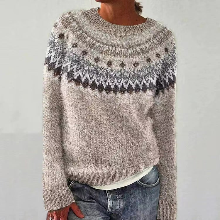 Elise | Fair Isle Crew Neck Jumper