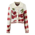 Jessamine | Cropped Collared Knit Cardigan
