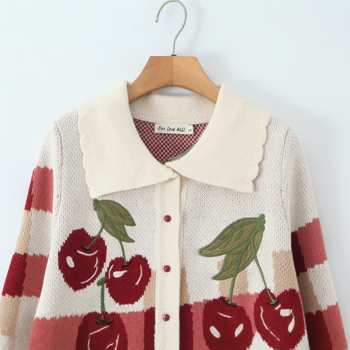 Jessamine | Cropped Collared Knit Cardigan