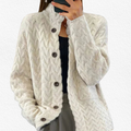 Iris | Textured Knit Button Cardigan