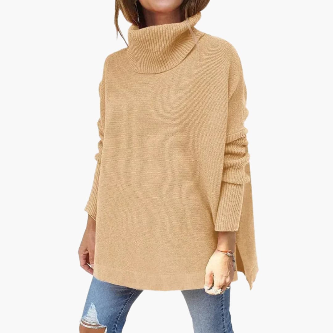 Beatrice | Oversized Roll Neck Jumper