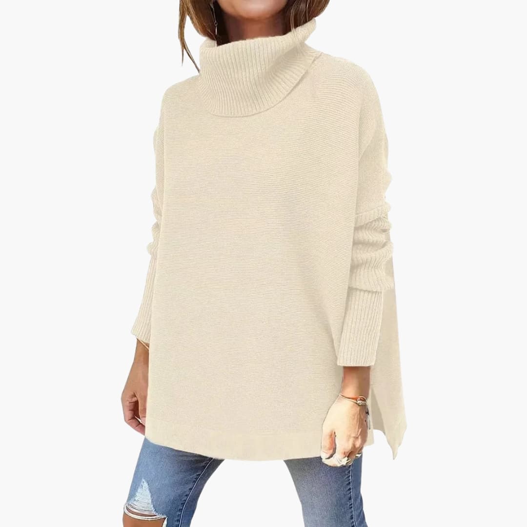 Beatrice | Oversized Roll Neck Jumper