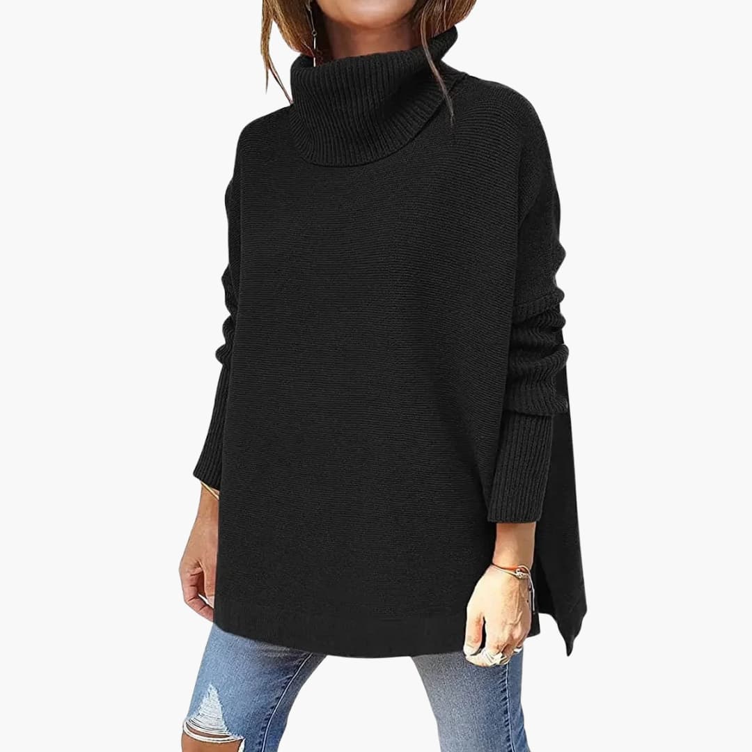 Beatrice | Oversized Roll Neck Jumper
