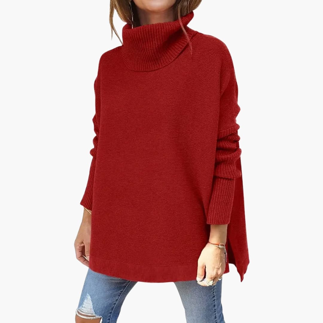 Beatrice | Oversized Roll Neck Jumper