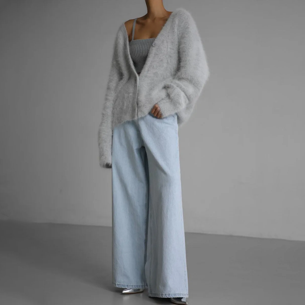 Grace | Oversized V-Neck Cardigan