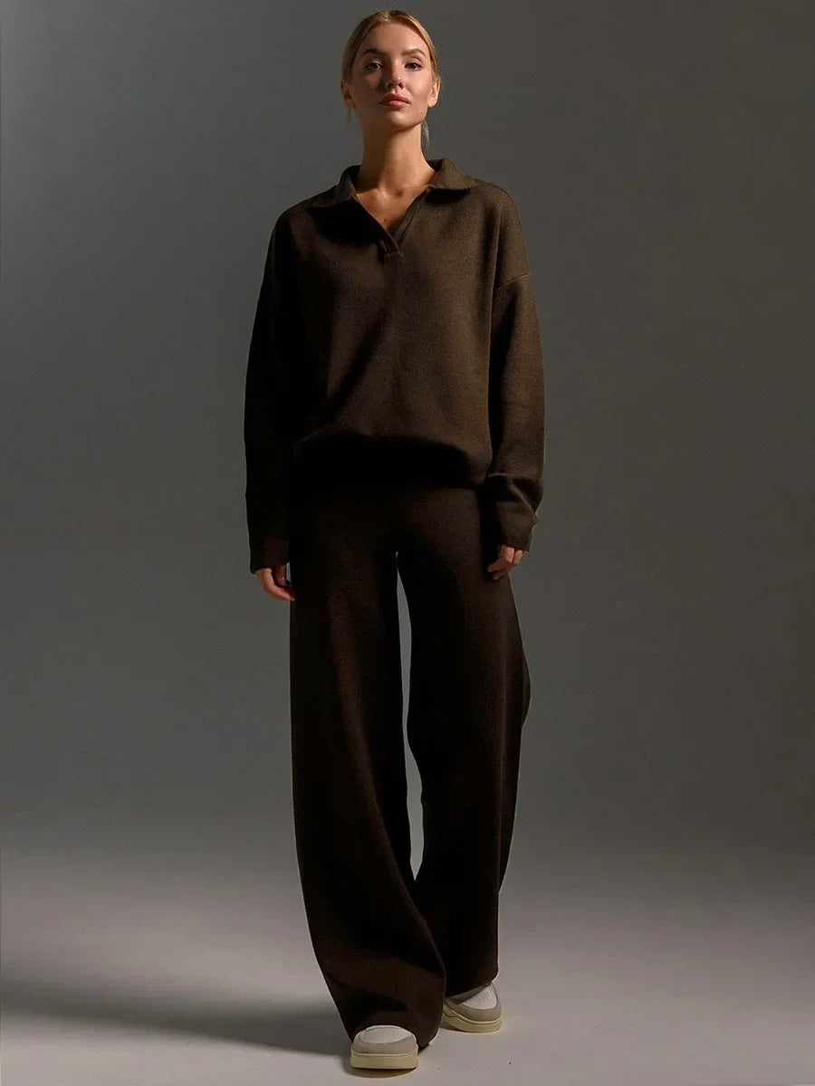 Marina | Polo Collar Knit Co-ord Set