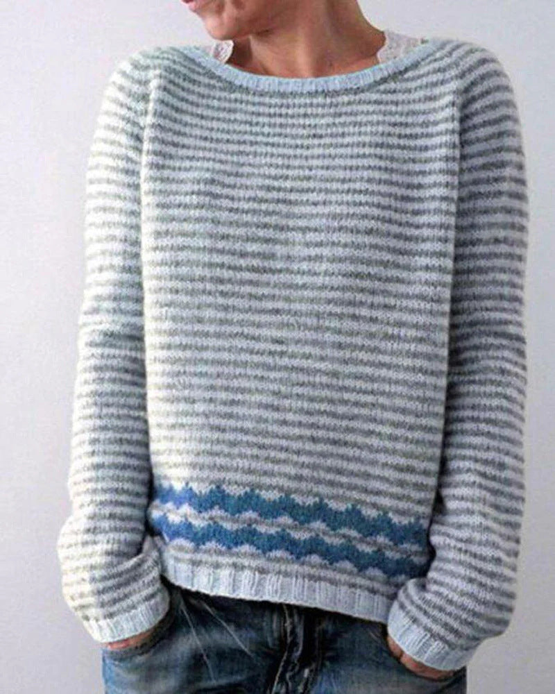 Edith | Forest Motif Knit Jumper