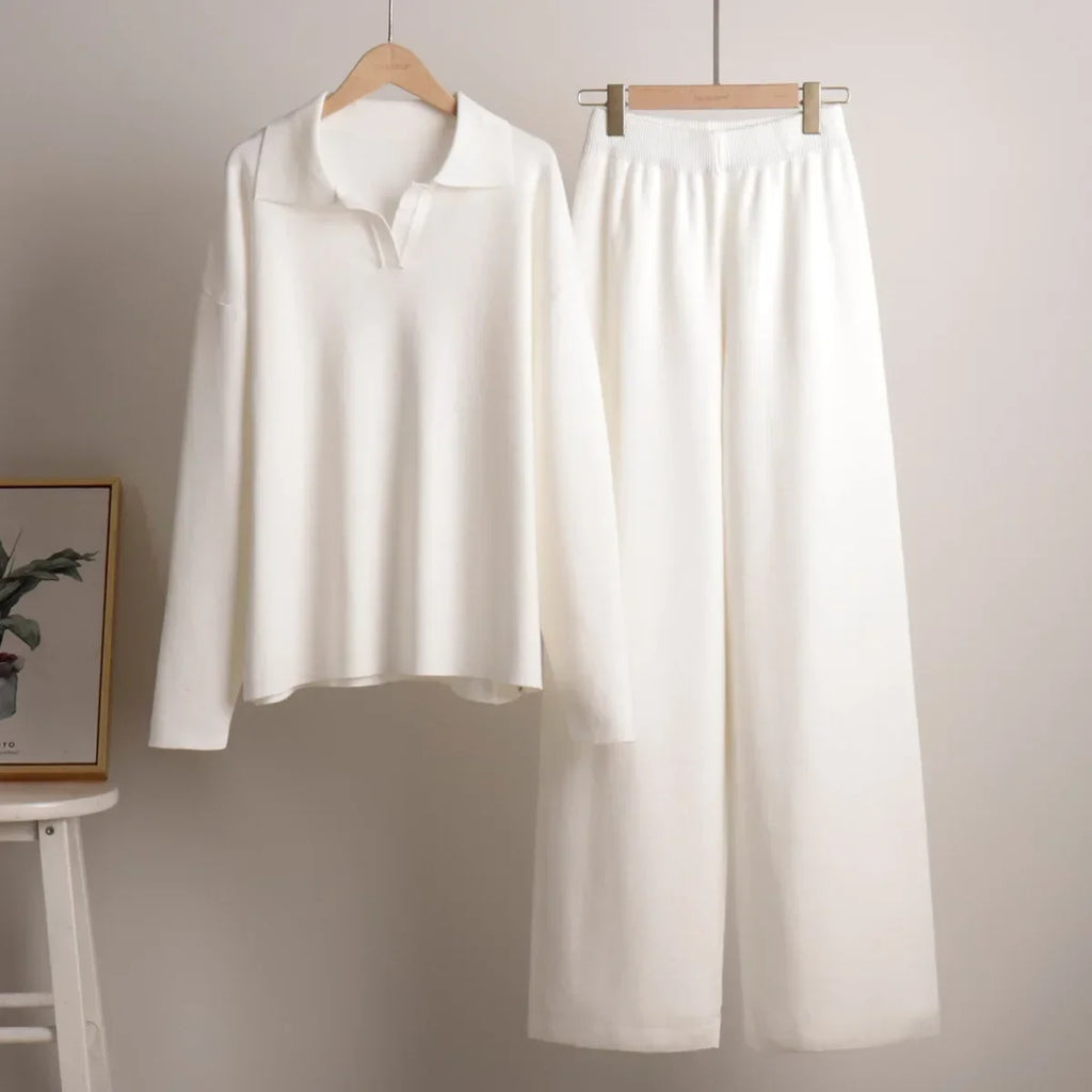 Marina | Polo Collar Knit Co-ord Set