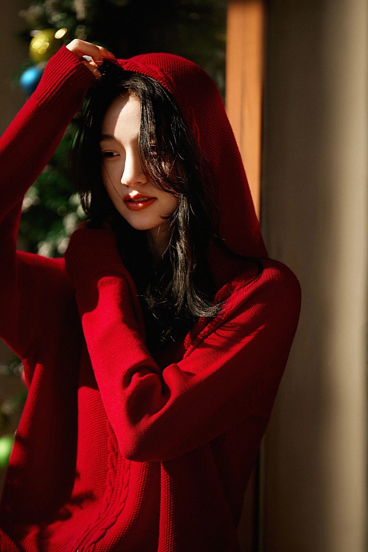 Naomi | Zip-Up Cable Knit Cardigan