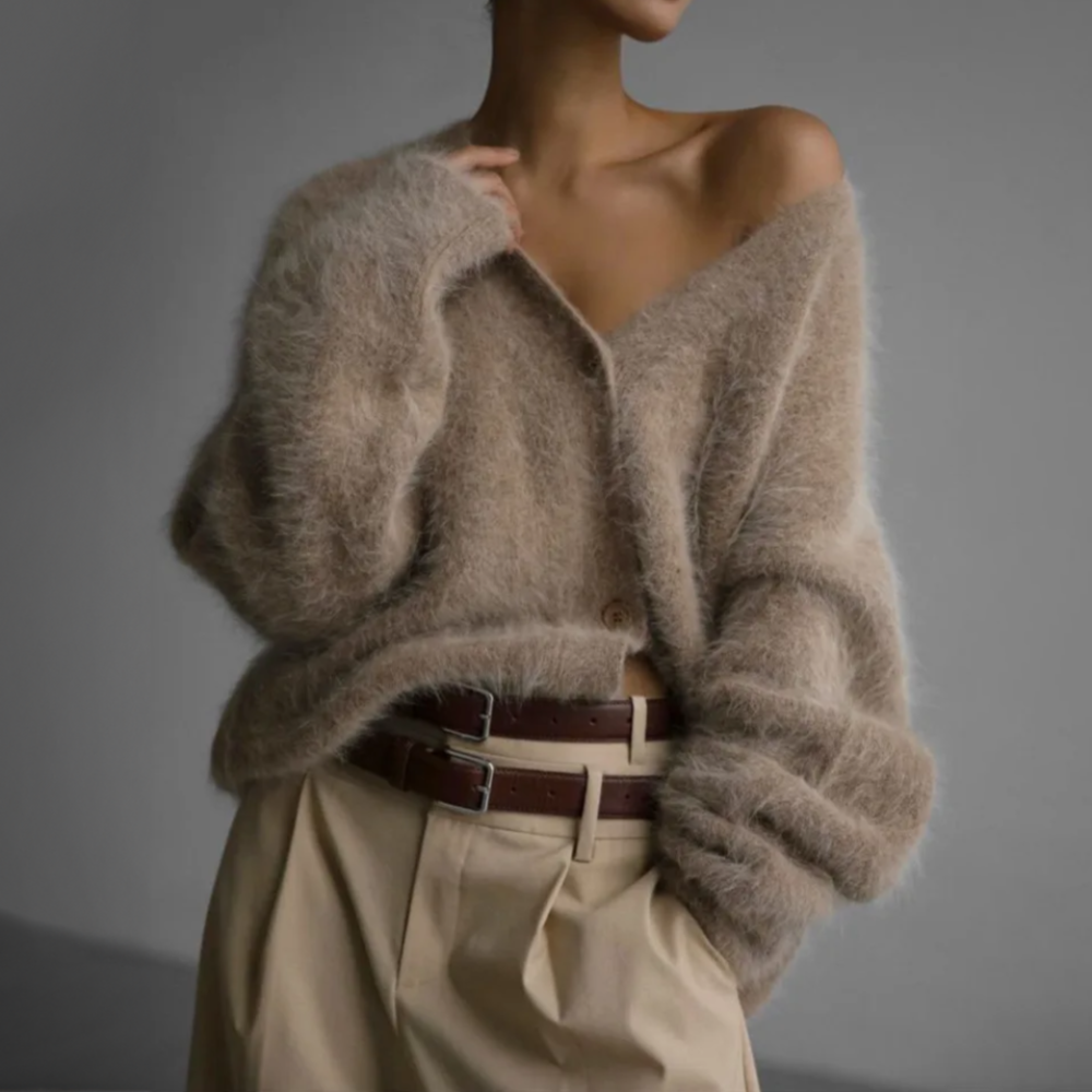 Grace | Oversized V-Neck Cardigan