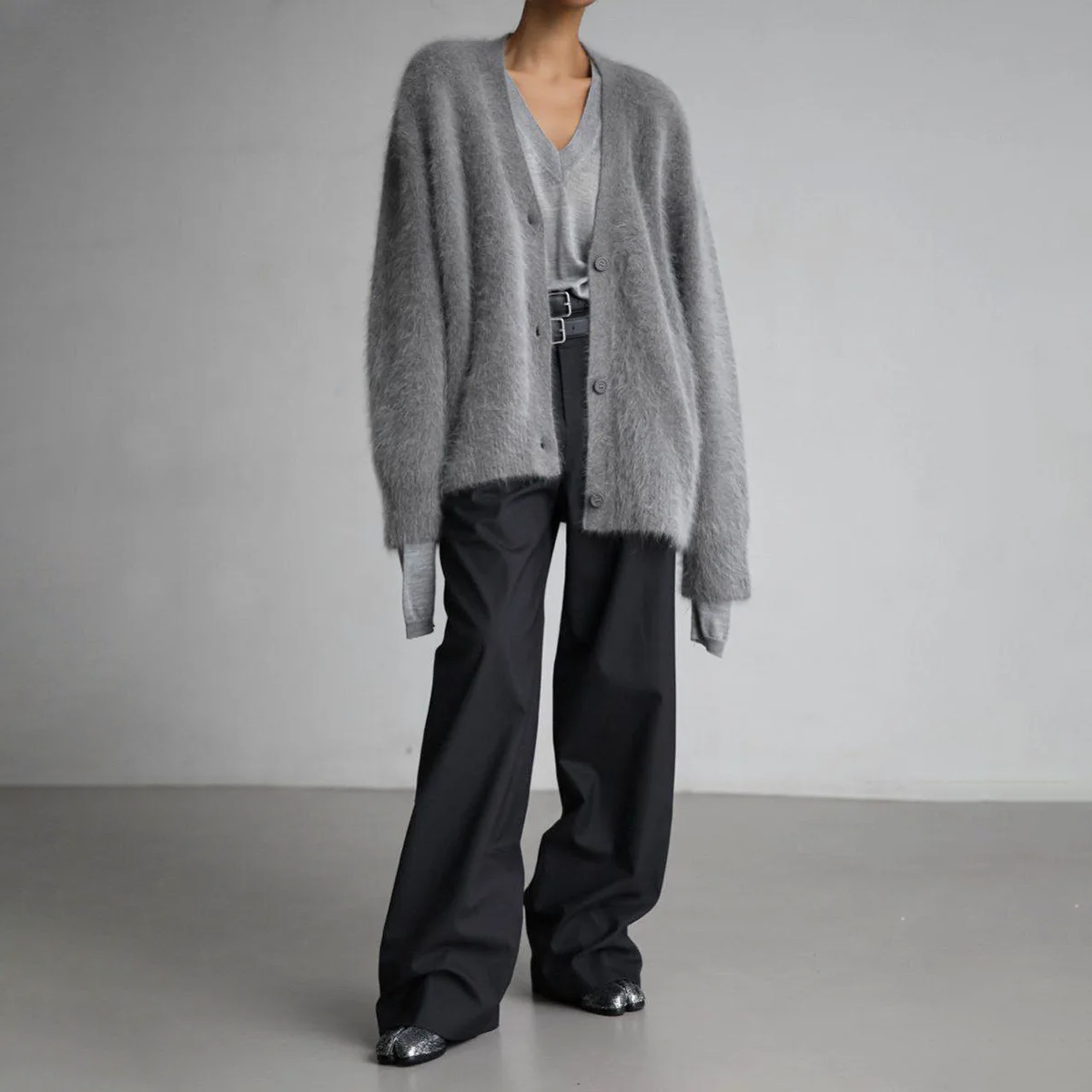 Grace | Oversized V-Neck Cardigan