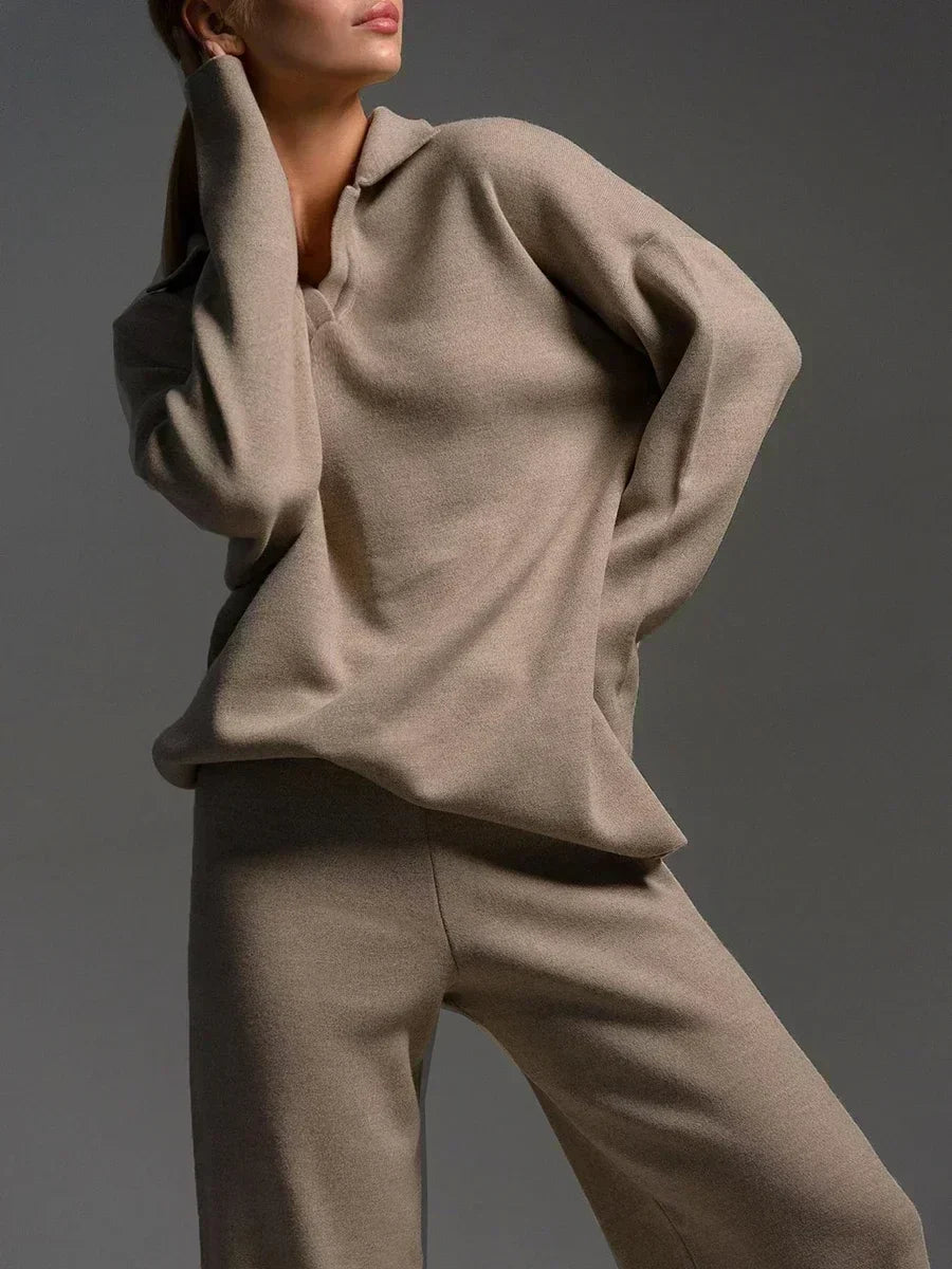 Marina | Polo Collar Knit Co-ord Set
