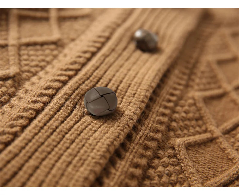 Letitia | Cable-Knit Button Cardigan