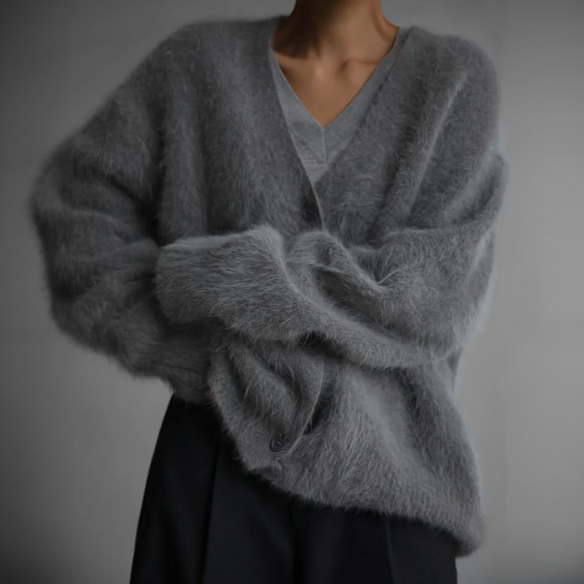 Grace | Oversized V-Neck Cardigan