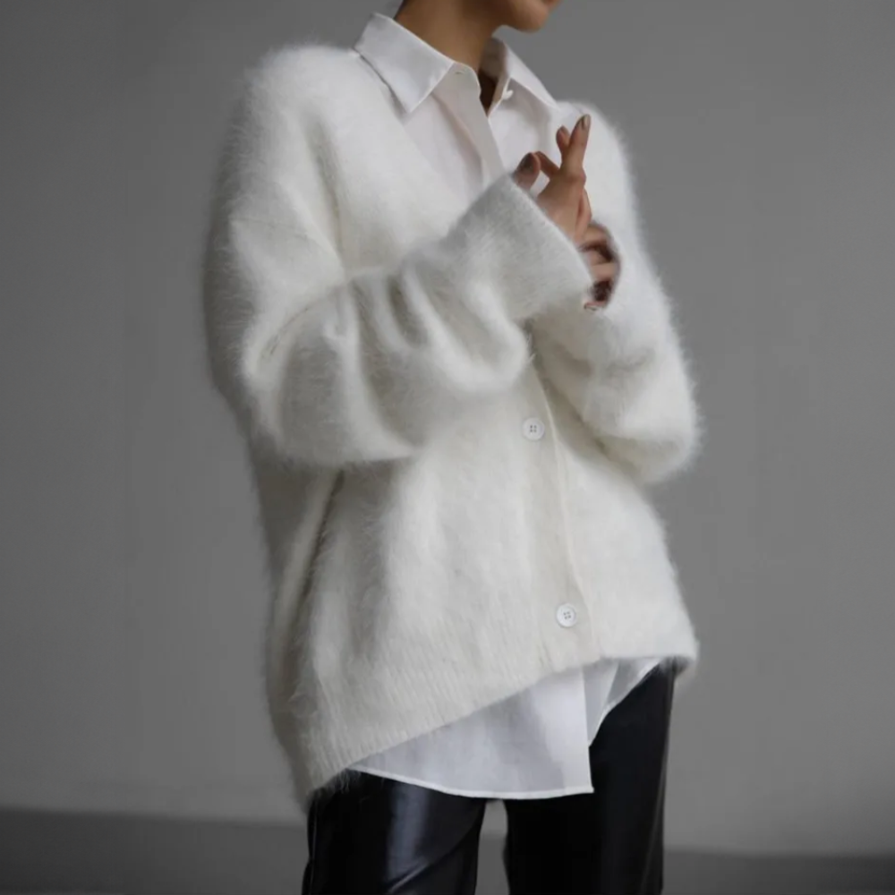 Grace | Oversized V-Neck Cardigan
