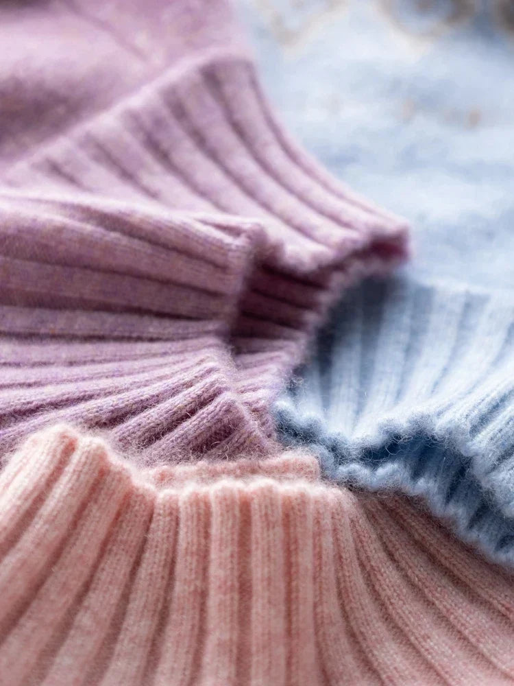 Rachel | Wool Fair Isle Mock Neck Jumper