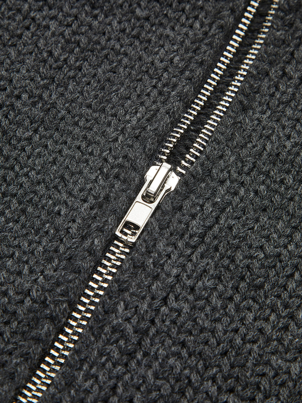 Fabienne | Star-Motif Zip-Up Cardigan
