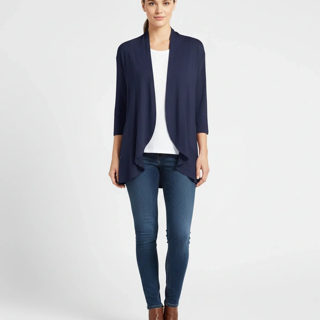 Draped waterfall cardigan