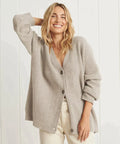 Greta | Chunky Knit Button Cardigan