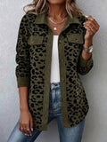 Simone | Leopard Print Corduroy Shacket