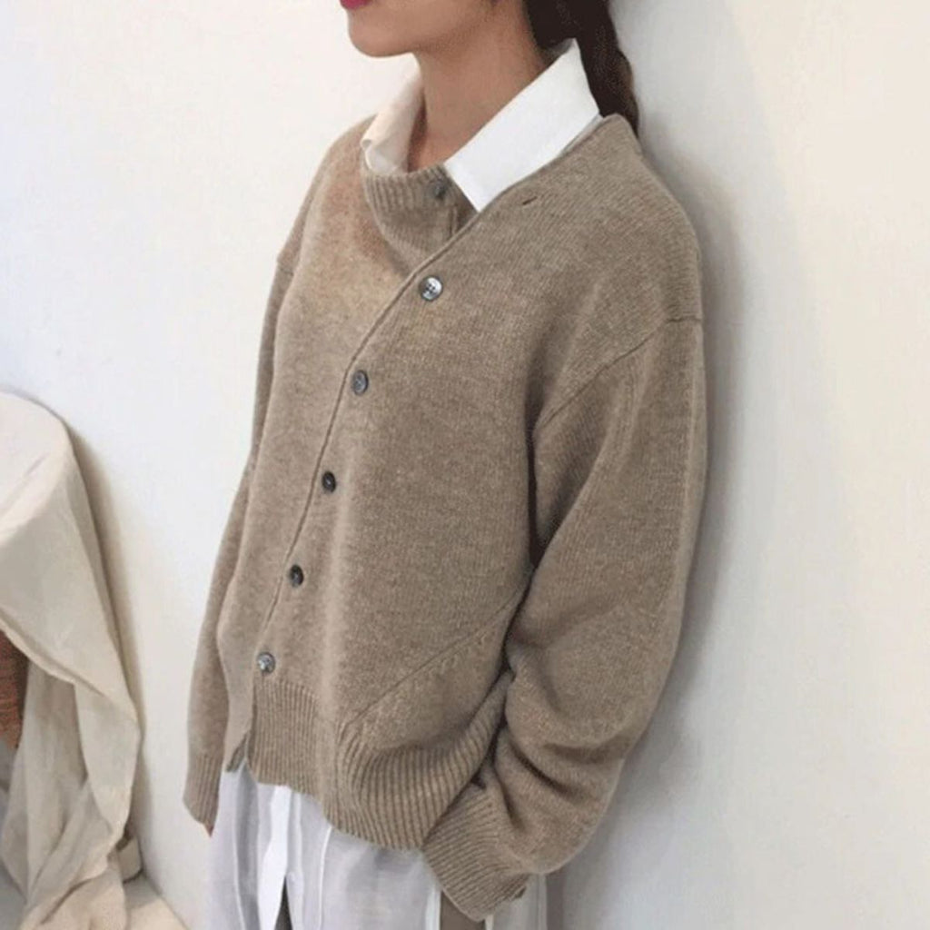 Gloria | Button-Front Knit Cardigan