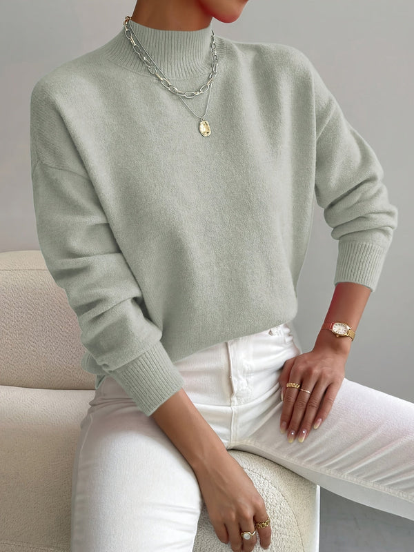 Clarissa | Soft Mock Neck Jumper